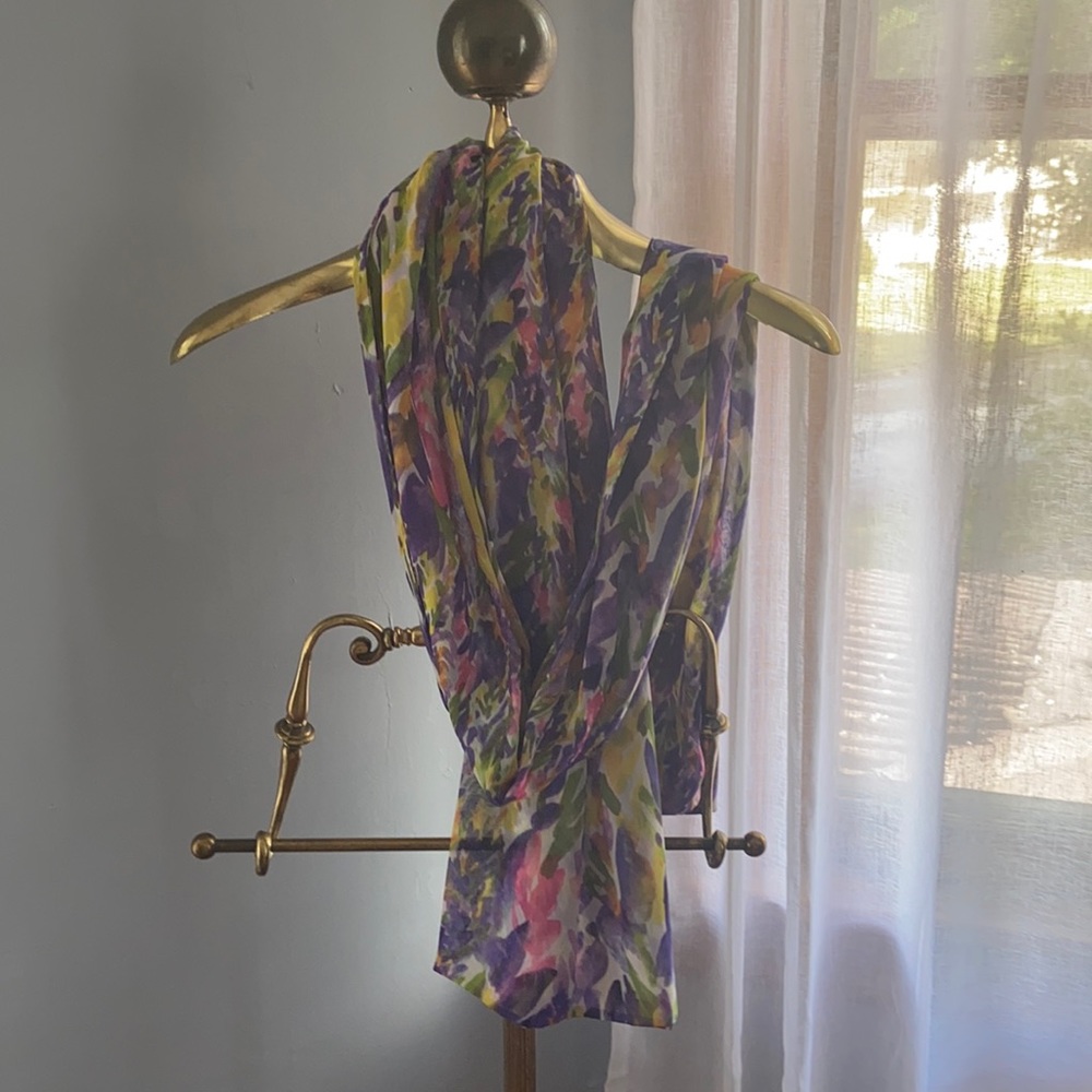 CAbi watercolor scarf